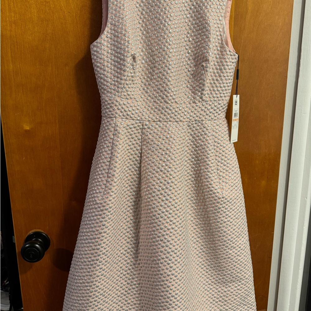 Elegant Pink Sleeveless Dress